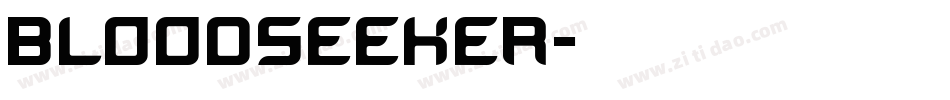 BLOODSEEKER字体转换