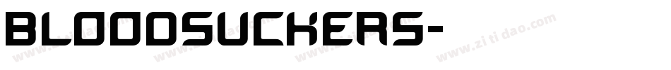 Bloodsuckers字体转换