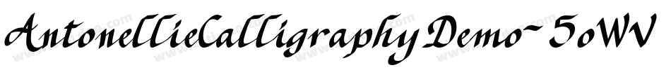 AntonellieCalligraphyDemo-5oWV字体转换