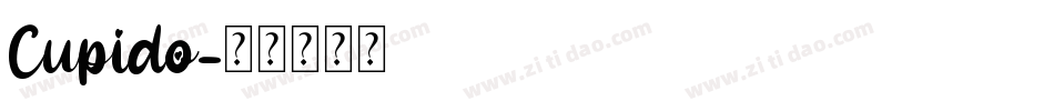 Cupido字体转换