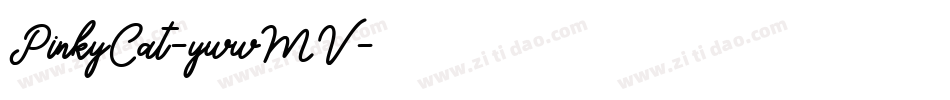 PinkyCat-ywwMV字体转换