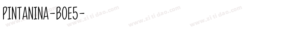 Pintanina-BoE5字体转换 Pintanina-BoE5字体转换