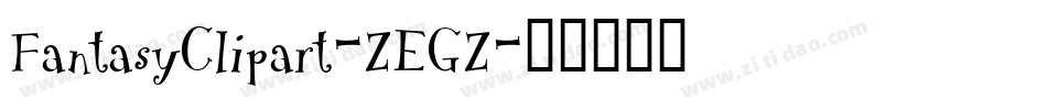FantasyClipart-ZEGZ字体转换