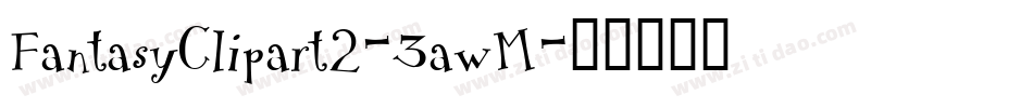 FantasyClipart2-3awM字体转换