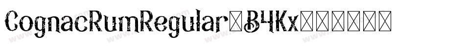 CognacRumRegular-B4Kx字体转换