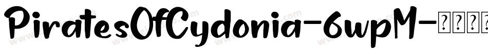 PiratesOfCydonia-6wpM字体转换