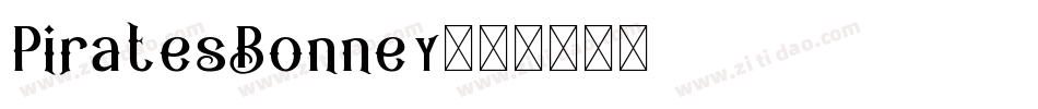 PiratesBonney字体转换