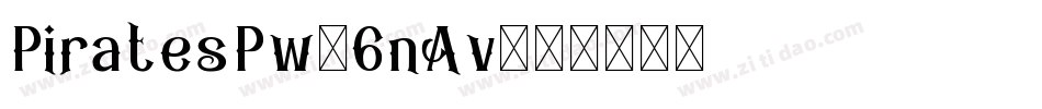 PiratesPw-6nAv字体转换