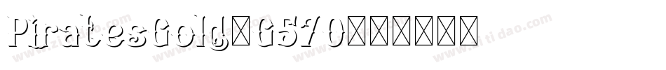 PiratesGold-G57O字体转换