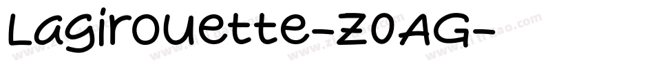 Lagirouette-z0AG字体转换