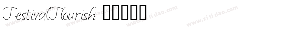 FestivalFlourish字体转换
