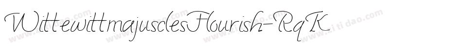 WittewittmajusclesFlourish-RqKE字体转换