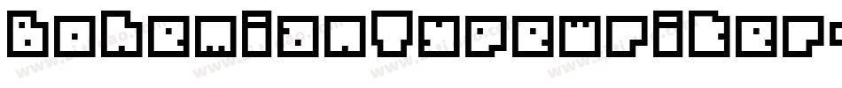 BohemianTypewriter-05a9字体转换