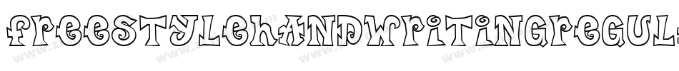 FreestyleHandwritingRegular-oomq字体转换