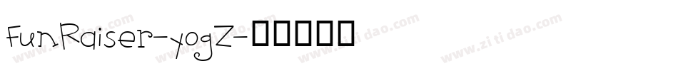FunRaiser-yogZ字体转换