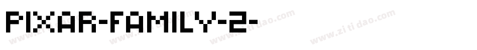 Pixar-family-2字体转换