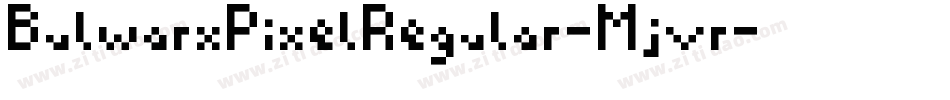 BulwarxPixelRegular-Mjvr字体转换