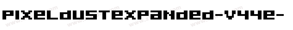 PixeldustExpanded-V44e字体转换