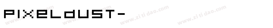 Pixeldust字体转换