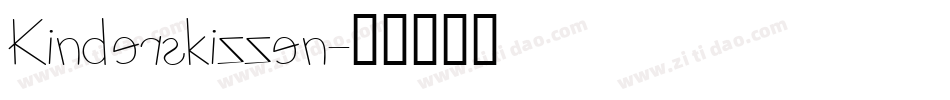 Kinderskizzen字体转换