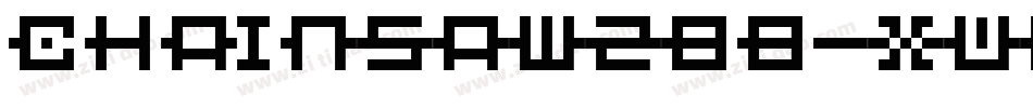 Chainsawzbb-XWGZ字体转换