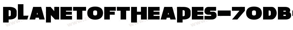 PlanetOfTheApes-7OdB字体转换