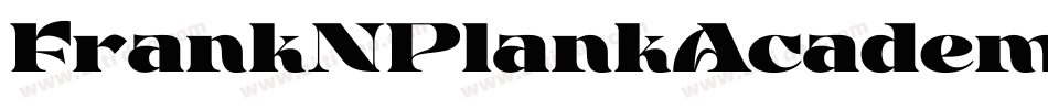 FrankNPlankAcademyItalic-8J1g字体转换