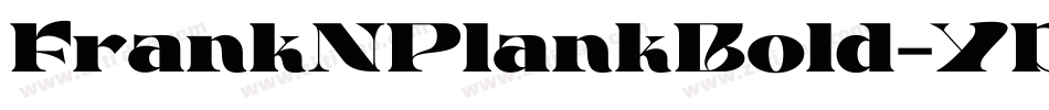 FrankNPlankBold-YDRO字体转换