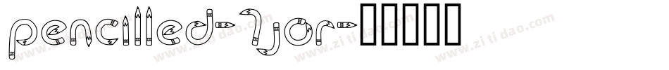 Pencilled-7jOR字体转换