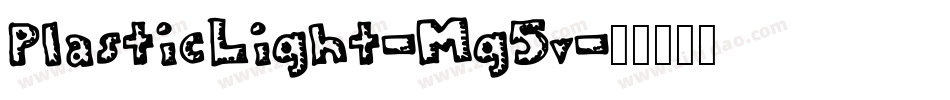 PlasticLight-Mg5v字体转换