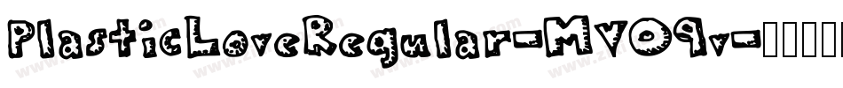 PlasticLoveRegular-MVO9v字体转换