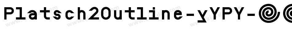 Platsch2Outline-yYPY字体转换