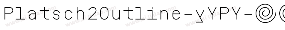 Platsch2Outline-yYPY字体转换