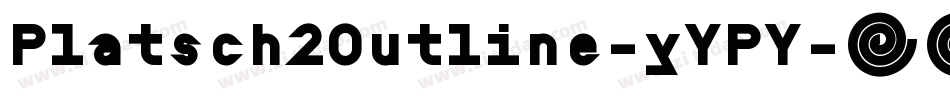 Platsch2Outline-yYPY字体转换