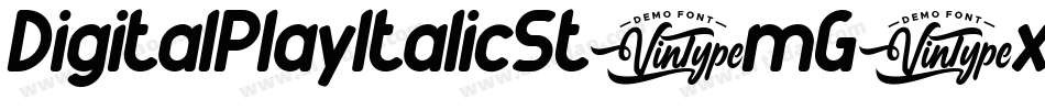 DigitalPlayItalicSt-mG7x字体转换