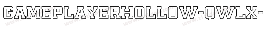 GamePlayerHollow-qwlx字体转换