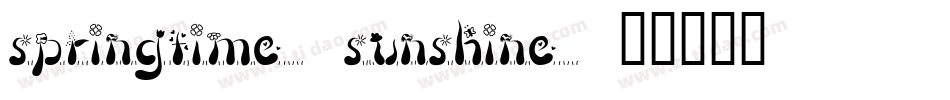 Springtime-Sunshine字体转换