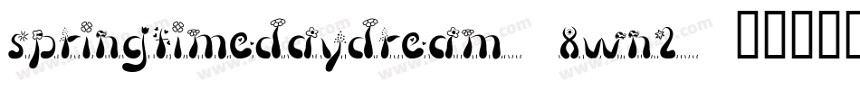 SpringtimeDaydream-8Wn2字体转换