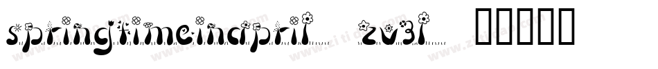 SpringtimeInApril-zV3l字体转换
