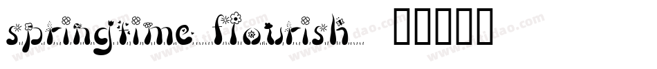 Springtime_Flourish字体转换