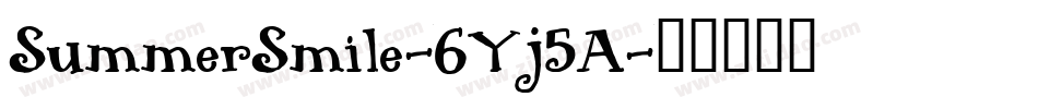 SummerSmile-6Yj5A字体转换