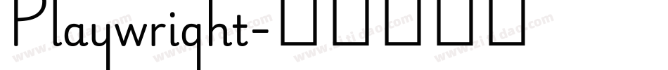Playwright字体转换
