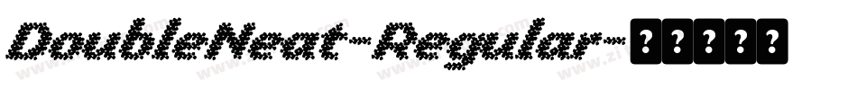DoubleNeat-Regular字体转换