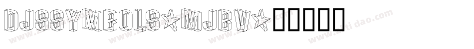 DjsSymbols-MJBv字体转换
