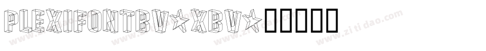 PlexifontBv-xBV字体转换