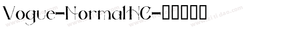Vogue-NormalHC字体转换