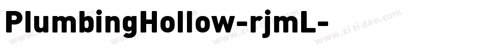 PlumbingHollow-rjmL字体转换