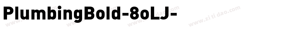 PlumbingBold-8oLJ字体转换