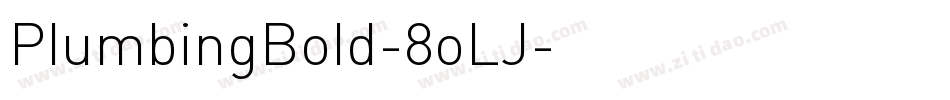 PlumbingBold-8oLJ字体转换