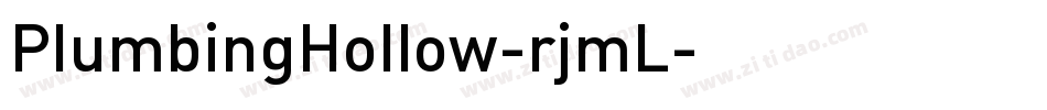 PlumbingHollow-rjmL字体转换